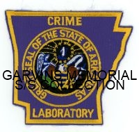ARKANSAS,ARKANSAS STATE POLICE CRIME LABORATORY 1
